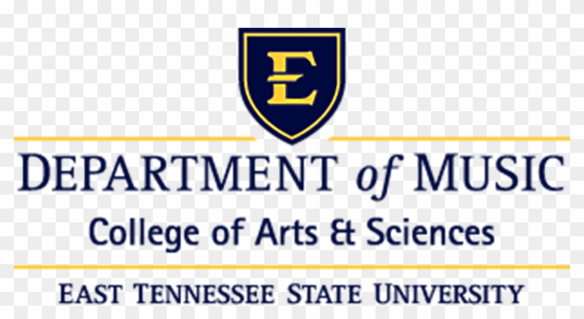 Department Logo Stackedresize Large - East Tennessee State University Clipart