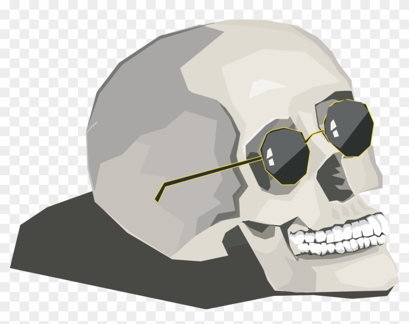 This Free Icons Png Design Of Skull Wearing Sunglasses Clipart #1088171