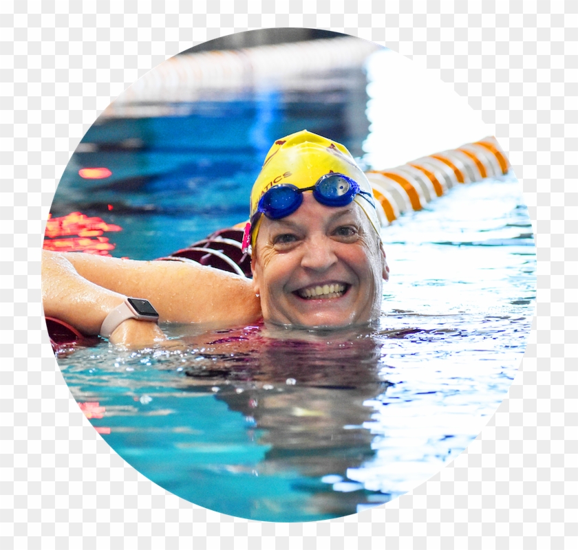 Fitness Swimmer - Butterfly Stroke Clipart #1088199