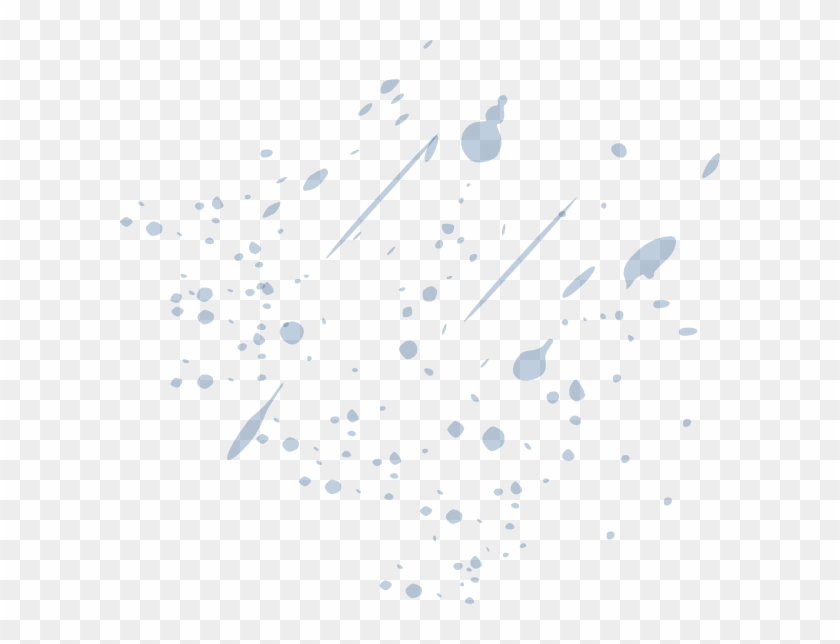 Blue Splitter Splatter Svg Clip Arts 600 X 564 Px - Png Download #1088202