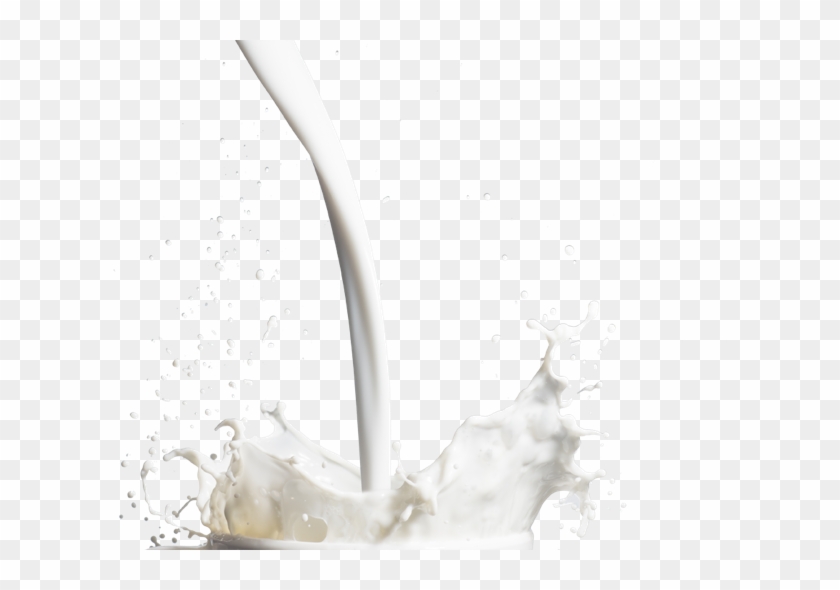 Milk Splash Png - Milk Splash Milk Png Clipart #1088224