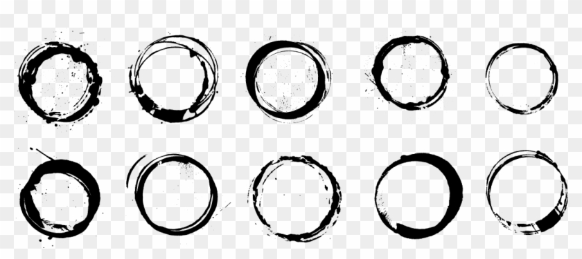 10 Stain Splatter Brushes For Photoshop - Circle Clipart