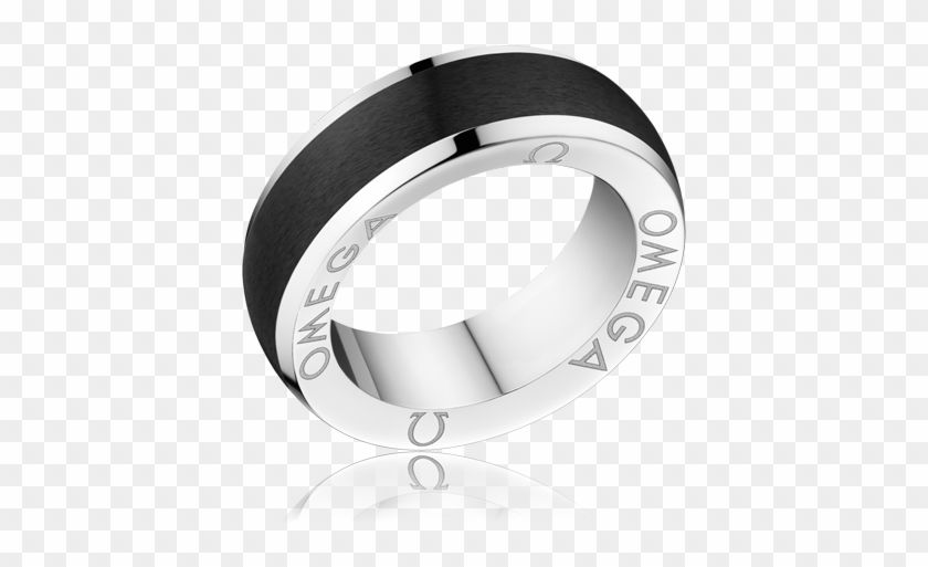 Omegamania Ring - Omega Ring Black Ceramic Clipart #1088473