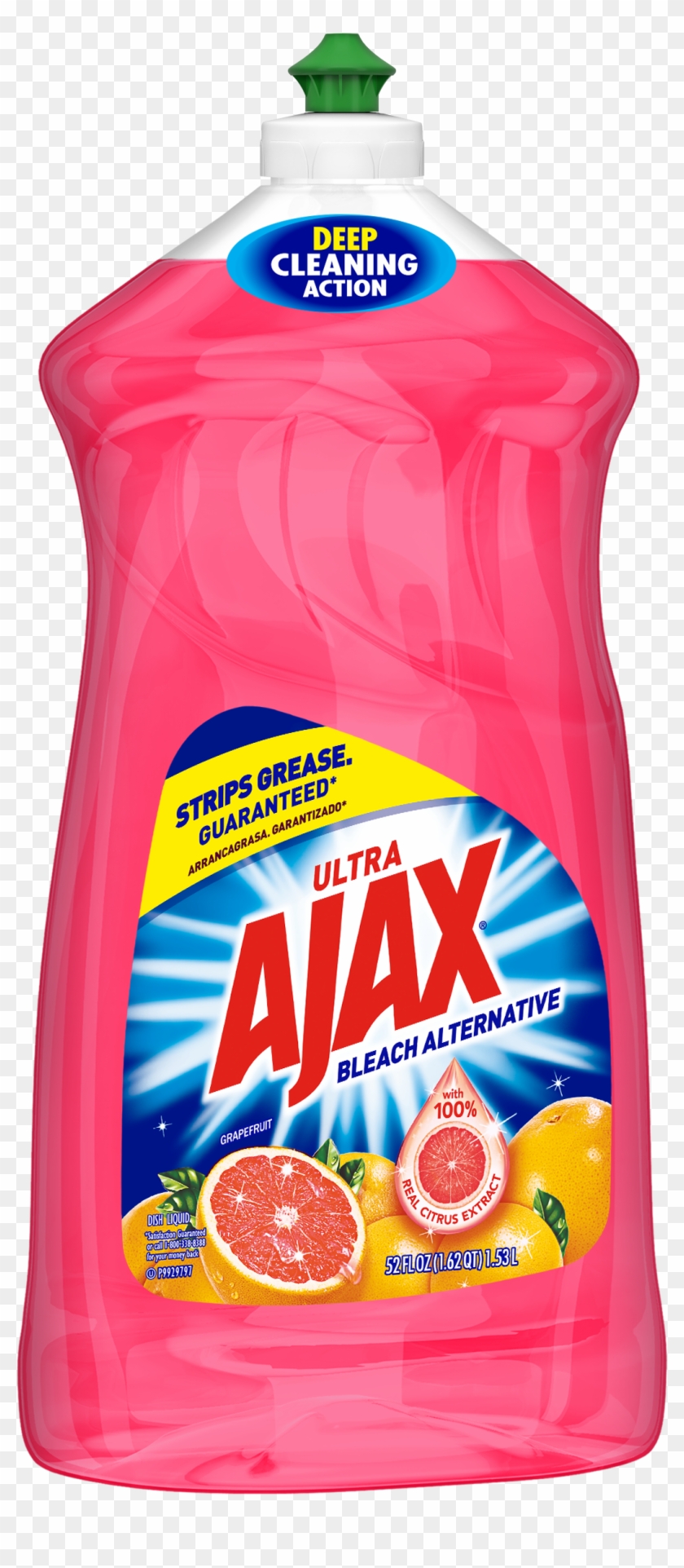Ajax Ultra Triple Action Liquid Dish Soap, Bleach Alternative - Ajax Sabao Clipart #1088671