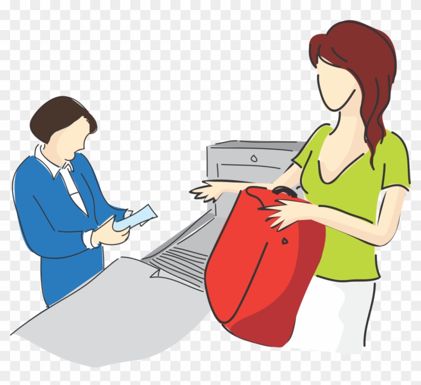 Interview Clipart Screening - Airport Security Clipart Png Transparent Png