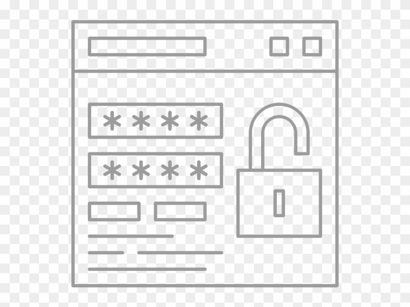 Autofill Password Could Be Cracked Browser - Parallel Clipart #1089013