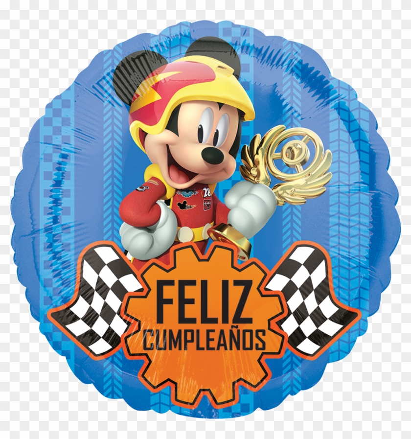 Mickey Roadster Feliz Cumplea Os - Mickey Roadster Racers Redondo Clipart #1089301