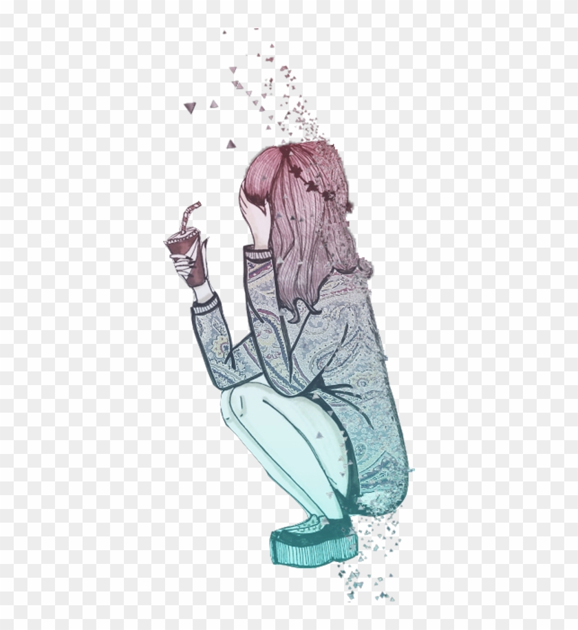 Girl Sticker - Girly Thoughts Clipart #1089308