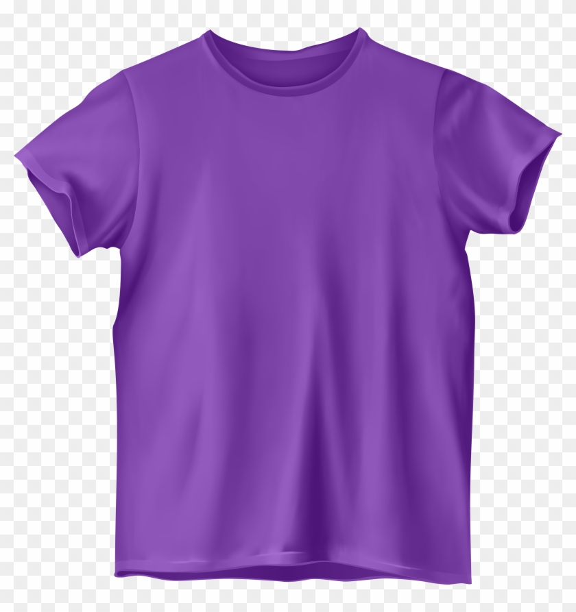 Purple T Shirt Png Clip Art - Purple Shirt Png Transparent Png