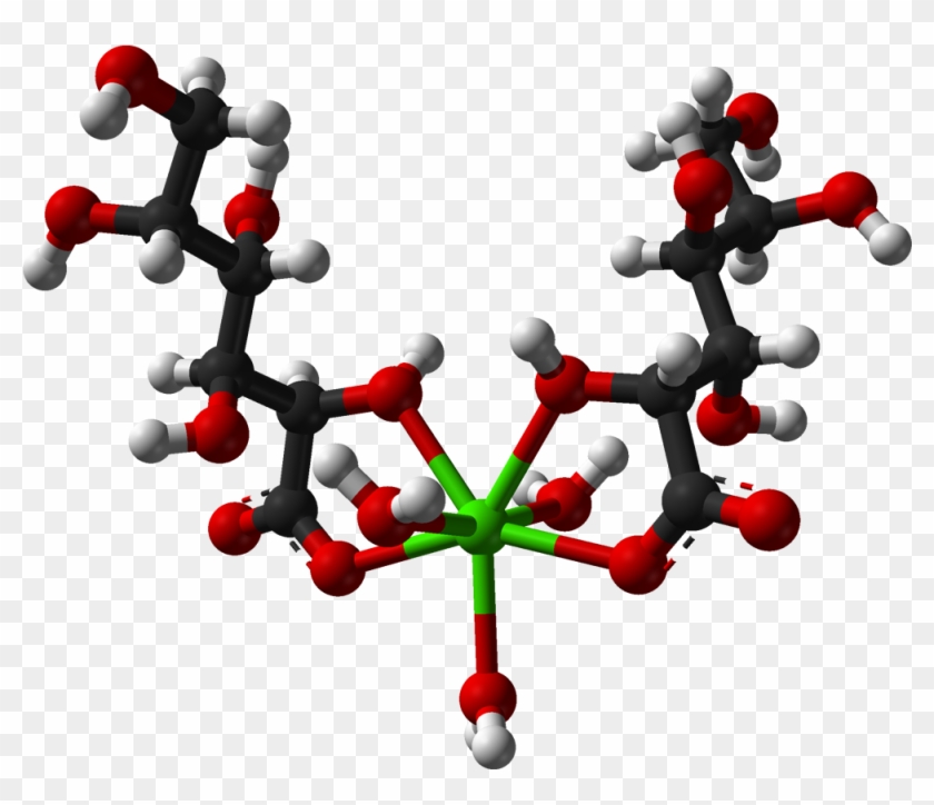 Calcium Galactonate From Xtal 1996 3d Balls - Calcium D 3d Balls Clipart #1090235