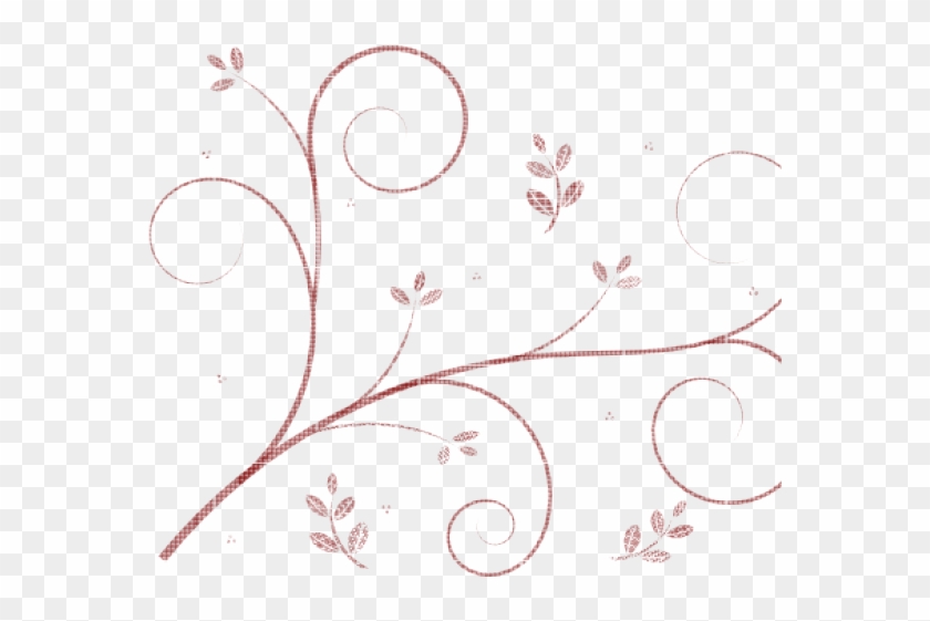 Drawn Flower Vine - Drawing Beautiful Art Design Clipart #1090386