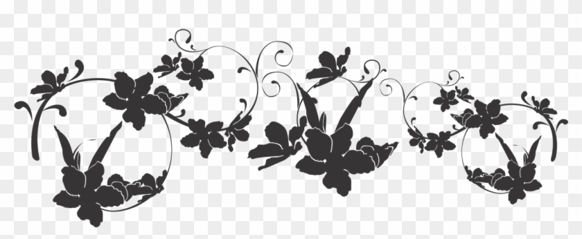 Image,free - Silueta De Flor En Png Clipart