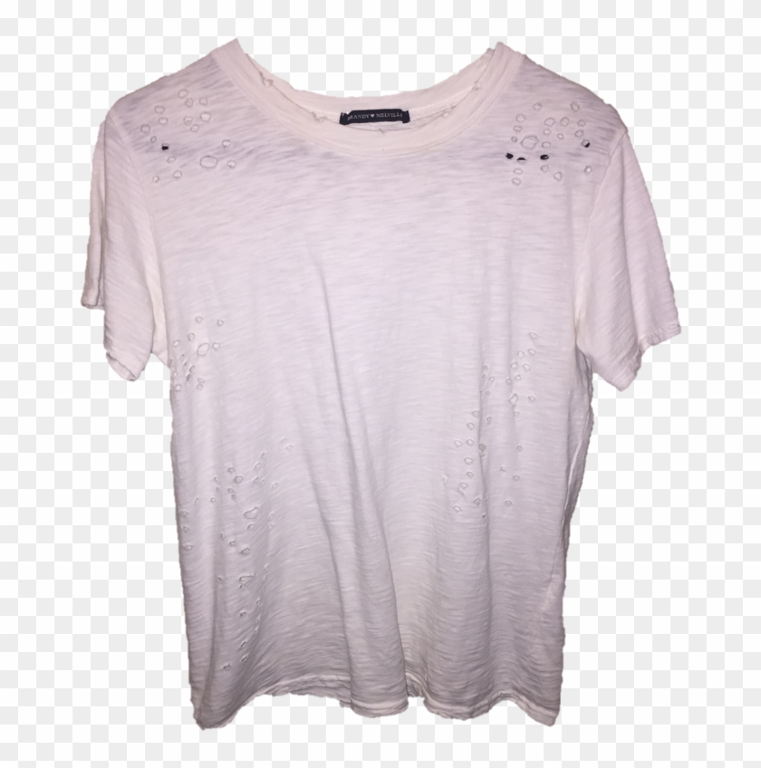 Rippedwhitetshirt - Blouse Clipart