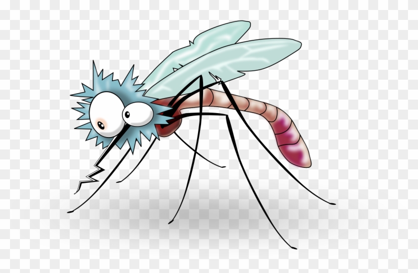 Mosquito Clipart - Cartoon Mosquito No Background - Png Download #1090706