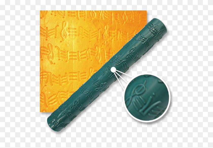 Rodillo Plastico Notas Musicales Código - Rodillo Notas Musicales Clipart #1090780