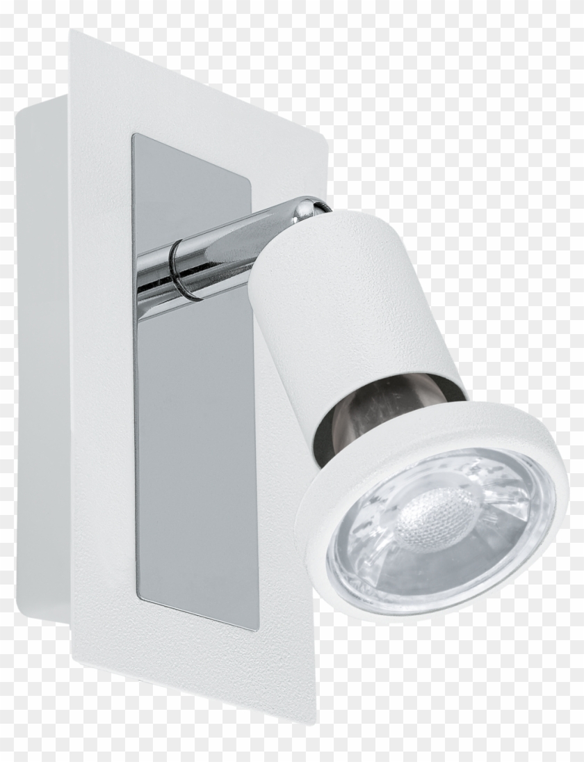 Sarria Led Wall Mounted Spotlight White, Chrome Clipart