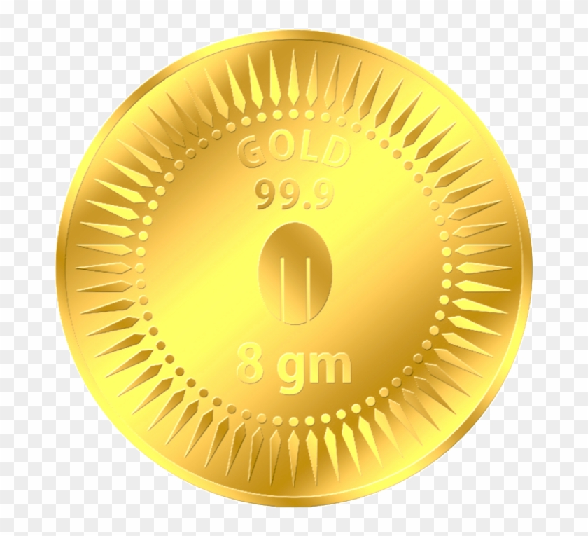 More Views - 8 Gram Gold Coin Clipart #1091149