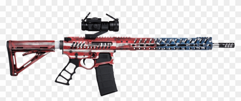 F-1 Firearms Old Glory - Skeletonized Ar 15 Demolitionranch Clipart