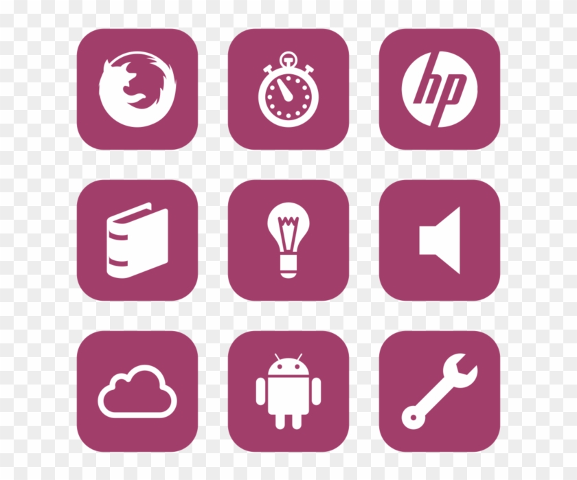 Raphael Icon In Style Flat Rounded Square White On - Android Clipart