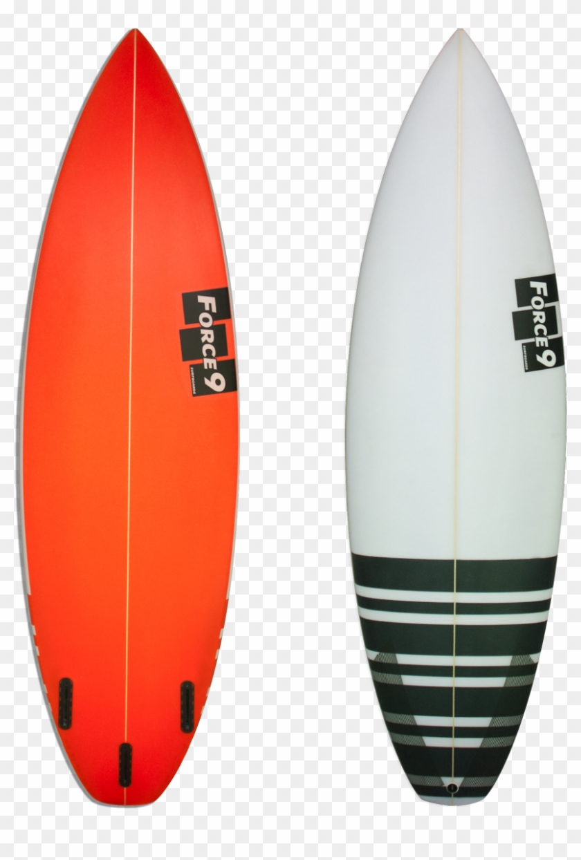 Force 9 Surfboards Grom Rounded Square Top Bottom - Surfboard Clipart