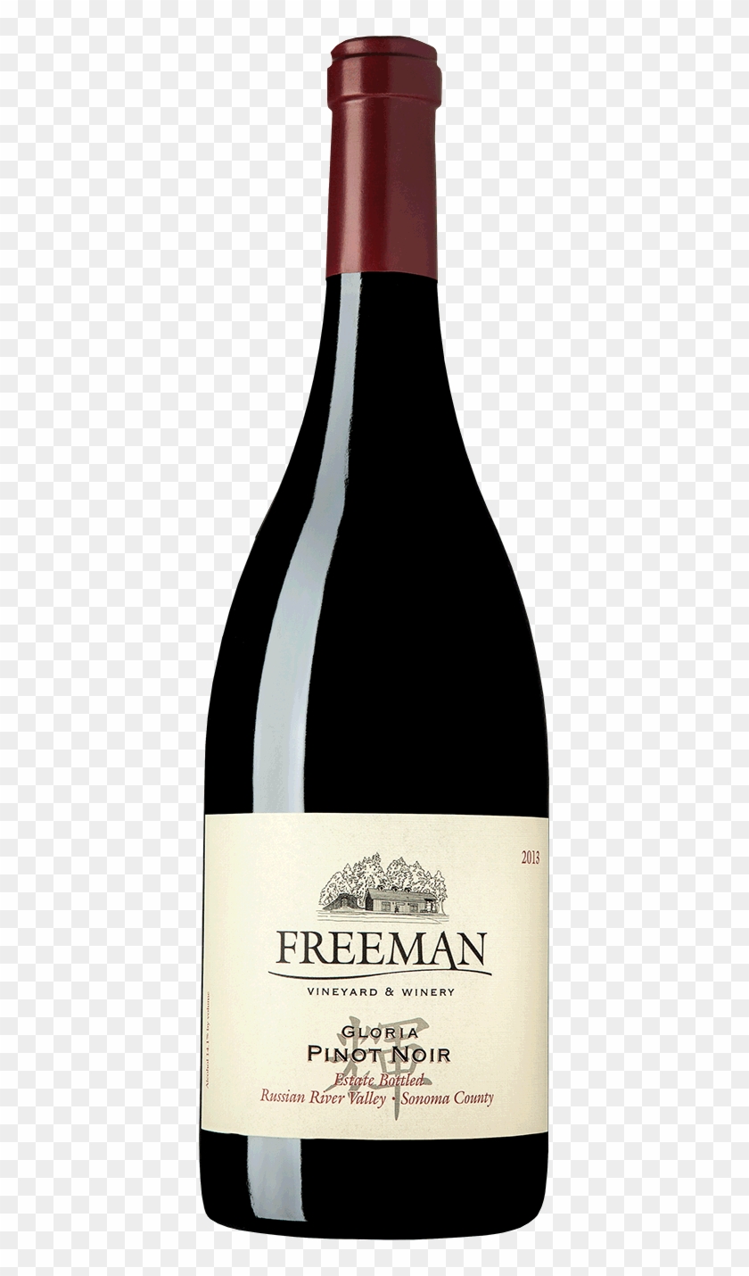 Bottle Of Freeman 2013 Pinot Noir Gloria's Estate - Beanie Clipart