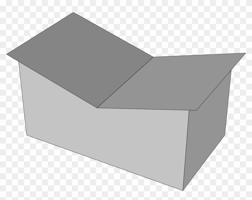 File - Butterfly Roof - Svg - Butterfly Roof Clipart #1091613