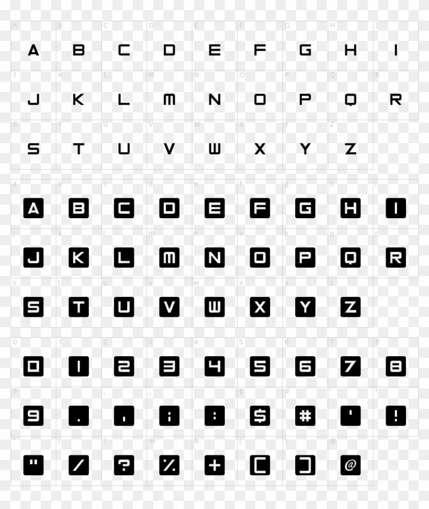 Curved Square Font - Font Vegas Neon Clipart