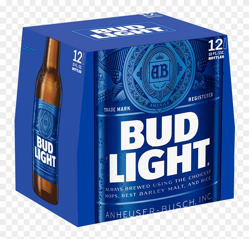 Bud Light Aluminum Bottle 12 Pack , Png Download Clipart #1091843