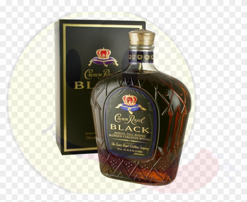 Crownroyalblack 750 - Crown Royal Black Canadian Whisky Clipart #1092431