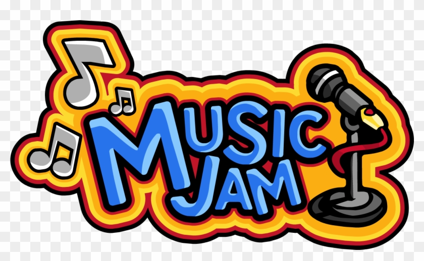 Music Clipart Penguin - Club Penguin Music Jam Logo - Png Download
