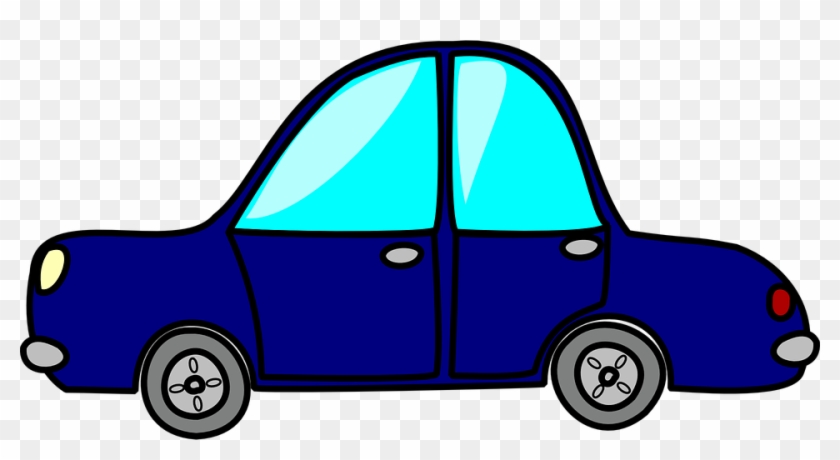Cartoon Car Png - Blue Toy Car Clipart Png Transparent Png #1092812