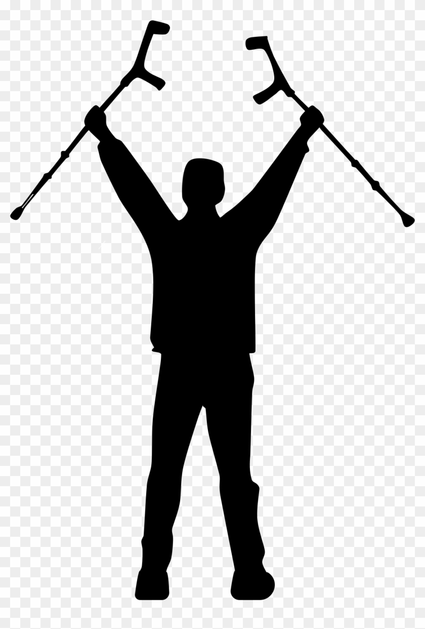 This Free Icons Png Design Of Overcoming Silhouette Clipart