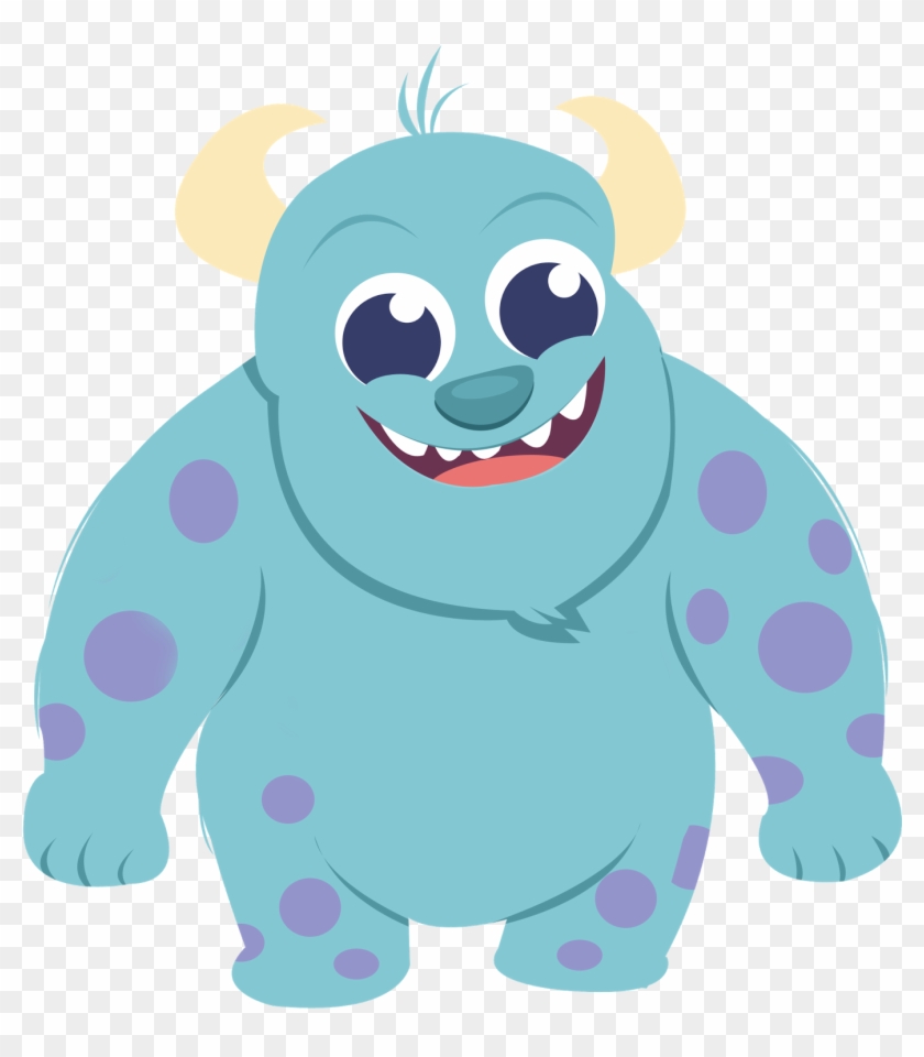 Monster Clip Art Black And White Image🤷 - Monster University Cartoon Png Transparent Png #1093228