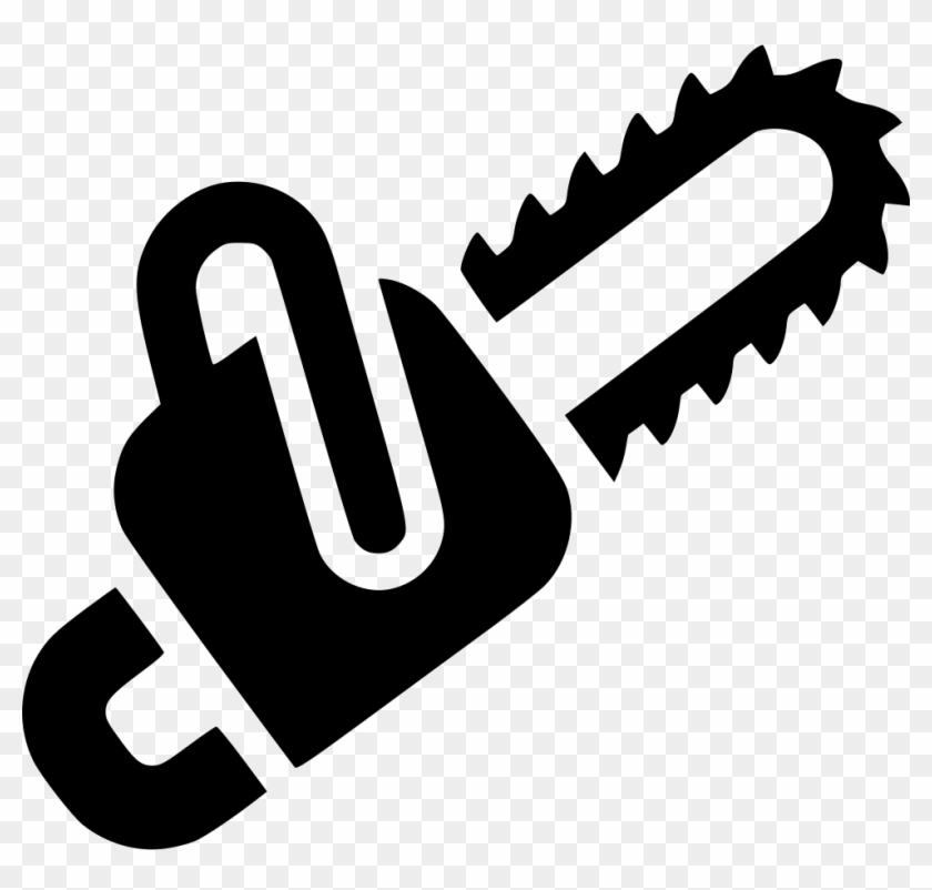 Chainsaw Clipart Svg - Chainsaw Icon Png Transparent Png #1093536