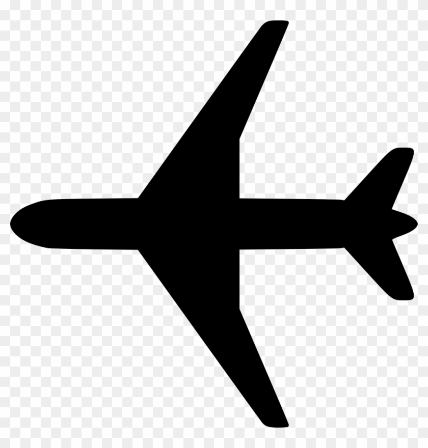 Airplane Icon Png - Airliner Clipart #1093903