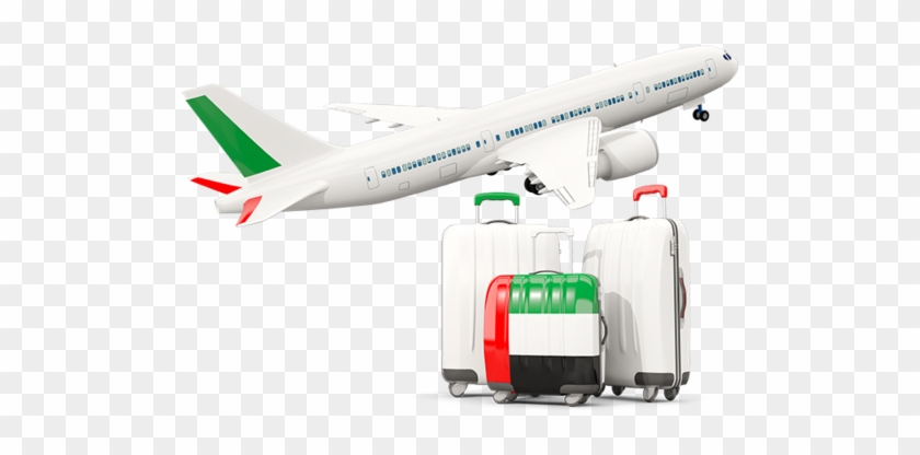 Luggage With Airplane Png Clipart