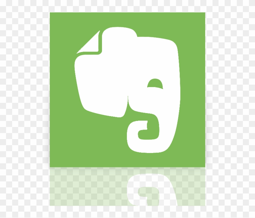 Evernote, Mirror Icon - Evernote Icon Clipart