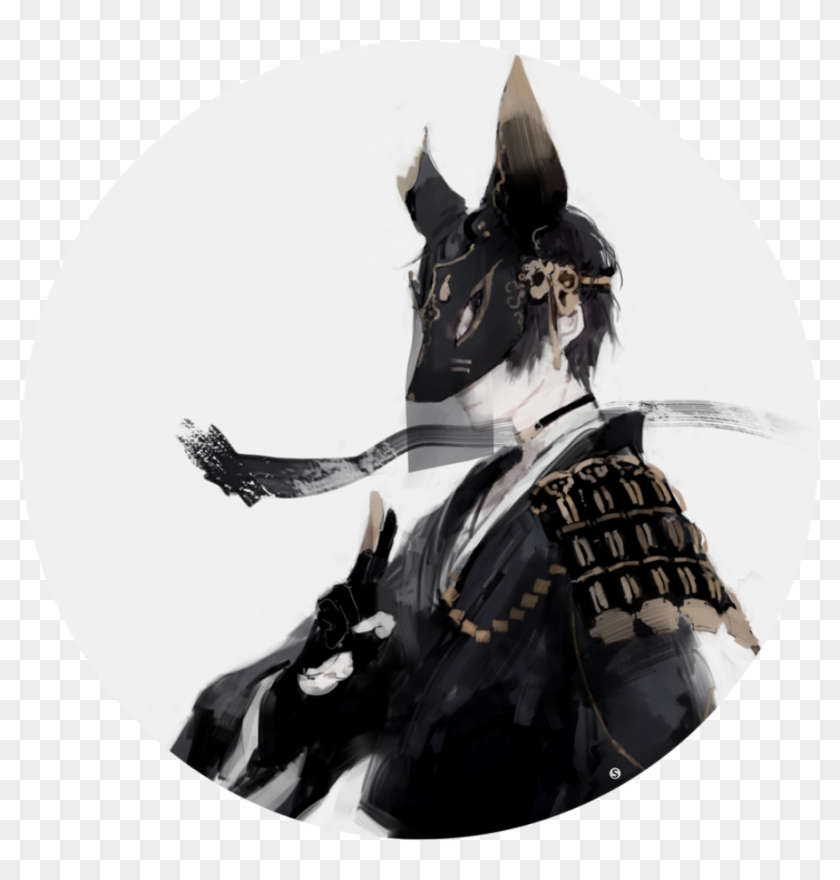 Anime Fox Mask Boy , Png Download Clipart