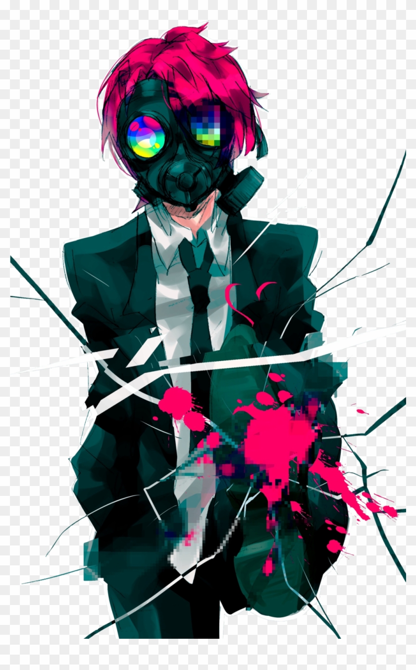 Cool Anime Guy By Renderrin San - Personajes Con Mascara Anime Clipart