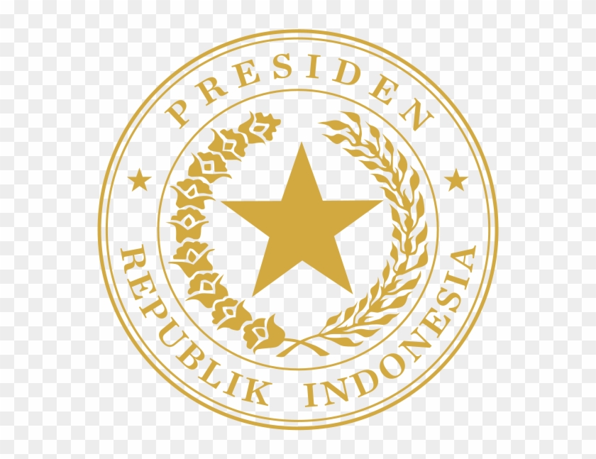 Indonesian Presidential Seal Gold - President Of Indonesia Clipart #1094876