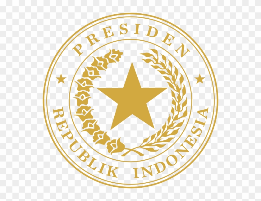 Indonesian Presidential Seal Gold - President Of Indonesia Clipart
