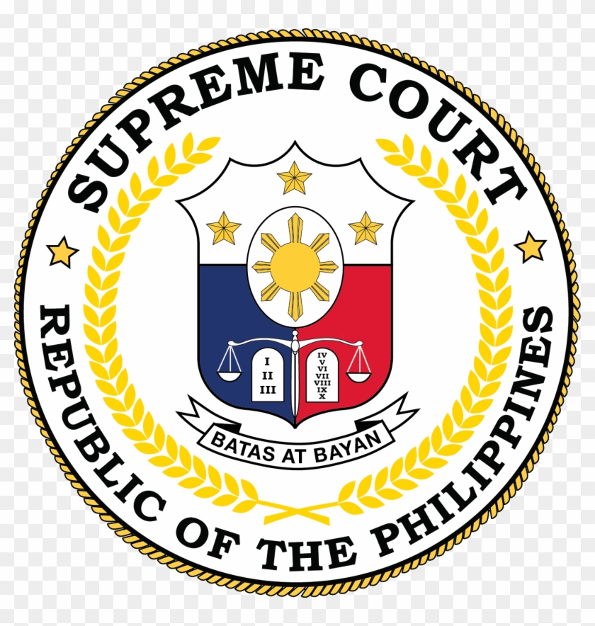History - Supreme Court Of The Philippines Official Seal Clipart #1095131