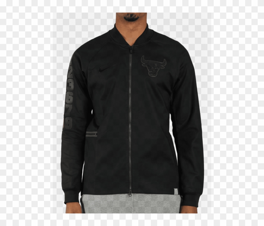 Nike Men's Modern Varsity Jacket Black Size Small S - Nike Clipart #1095238