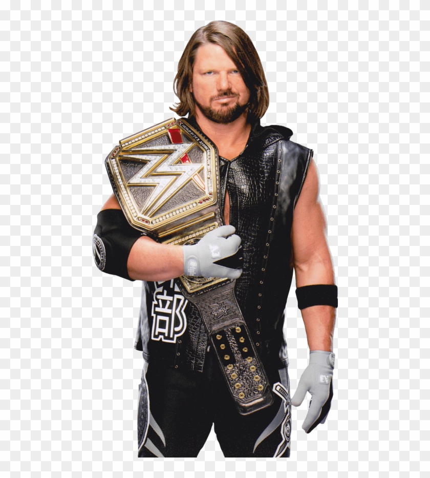Free Png Download Aj Styles Gray Attire Png Images - Aj Styles Wwe Champion Png Clipart #1095362