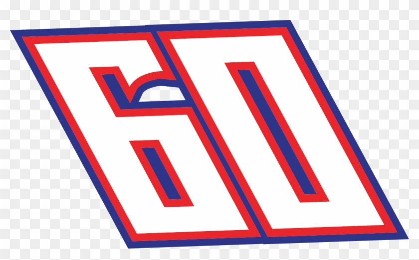 Nascar Car Fonts Circuit Diagram Maker - Nascar Number 60 Logo Clipart