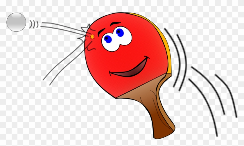 Table Tennis,ping-pong,table Tennis Bat,ping Pong Ball,smash - Tischtennis Comic Clipart