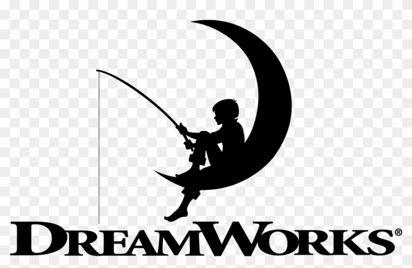 Dreamworks-logo Dreamworks Movies, Dreamworks Animation, - Silhouette Clipart #1096083