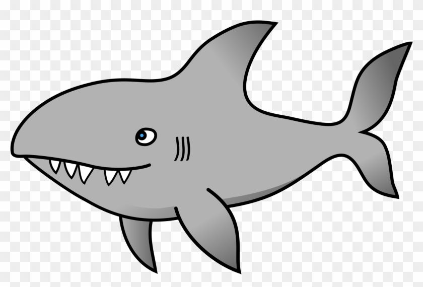 Full Effect Productions Will Present “sharks Rock - Cartoon Shark Transparent Png Clipart #1096491