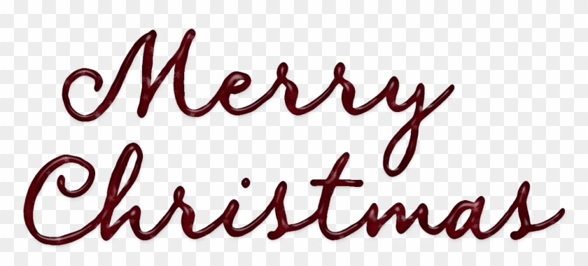 Christmas Tumblr Wallpaper - Merry Christmas Writing With Transparent Background Clipart