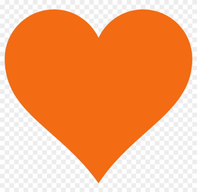 Free Png Download Orange Heart Png Images Background - Orange Heart Vector Clipart #1096925